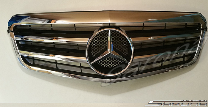 Custom Mercedes E Class  Sedan Grill (2009 - 2013) - $270.00 (Part #MB-040-GR)